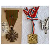 (3) WWI era FRENCH MEDALS