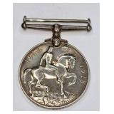 BRITISH SILVER MEDAL 1914-1918 KING GEORGE