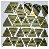 55+ MILITARY INSIGNIA SUBDUED SHOULDER PATCHES