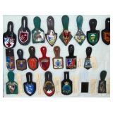 21 MILITARY DUI POCKET BADGES - INT