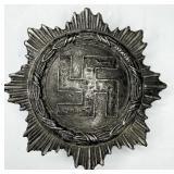 GERMAN CROSS SCREW BACK BADGE