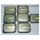 WWII BRITISH MESS KITS - MOST ARE DATED