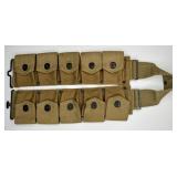 WWI M1910 CANVAS CARTRIDGE BELT - LONG 6-18