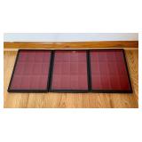 5 COLLECTOR DEALER DISPLAY CASE  DIVIDED GLASS TOP