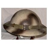 Post WWII DUTCH CIVIL DEFENSE VB 56 2SLN HELMET