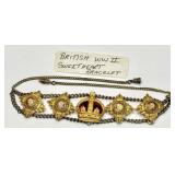WWII SWEETHEART JEWELRY BRACELET