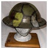 CAMOUFLAGE COMBAT HELMET DOUGHBOY STYLE D/A 9