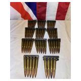 .303 AMMUNITION  - 54 rounds & CLIPS