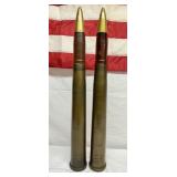(2) 40mm L/70 DUMMY M851 ROUNDS