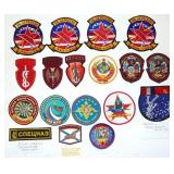 SOVIET MILITARY & SPACE PATCHES (18)
