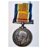 BRITISH SILVER MEDAL 1914-1918 KING GEORGE