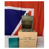 (2) WWII BRITISH LANTERN ELECTRIC TRAFFIC