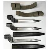 (3) BRITISH LEE ENFIELD No.9 MK1 BAYONET