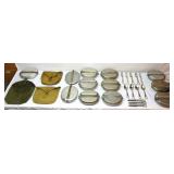 WW I & WWII U.S. MESS KITS - DATED