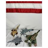 (4) FIGHTER JET DESK TOP MODEL DISPLAYS