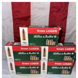 9mm LUGER LELLIER & BELLOT - 250 rounds NOS