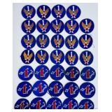 VINTAGE MILITARY INSIGNIA SHOULDER PATCH LOT