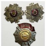 (3) VINTAGE KOREAN MEDALS