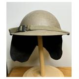 Post WWII DUTCH BRODIE STYLE STEEL HELMET B56 2SLN