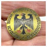 VINTAGE GERMAN PARLIMENT VISITOR BADGE