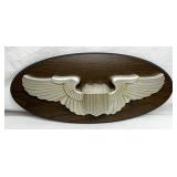 USAF PILOT SERVICE BADGE WALL PLAQUE