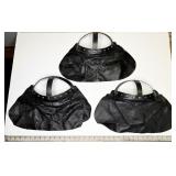 (7) LEATHER NECK PROTECTOR MILITARY HELMET INSERT