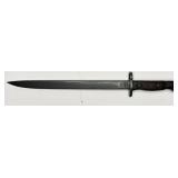 WWII ROYAL BRITISH 942 Mk II BAYONET & SCABBARD
