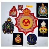 BRITISH ARMY BULLION EMBROIDERED BLAZER BADGE LOT