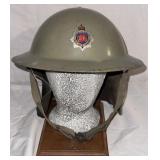 WWII BRITISH MK II BRODIE VB 56 2SLN HELMET