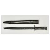 WWII 1943 ROYAL BRITISH BAYONET & SCABBARD