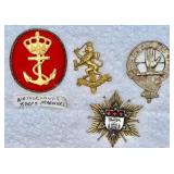 VINTAGE EUROPEAN MILITARY INSIGNIA LOT