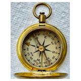 WWII US MILITARY ISSUE BRASS COMPASS S&W NY