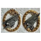 LUFTWAFFE THIRD REICH WEHRMACHT PARATROOPER BADGES