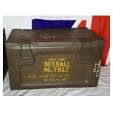 WWII 1945 .303 Mk 7 AMMO BELT METAL BOX