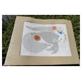 (5) VINTAGE IKKI MATSUMOTO ART PRINTS - CHARMING