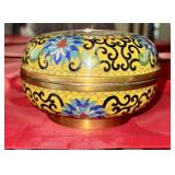 VTG CHINESE CLOISONNE ENAMEL COVERED BOWL