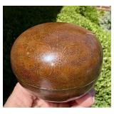 VINTAGE CHINESE CLOISONNE ENAMEL COVERED BOX