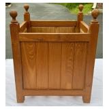 VINTAGE TEAK WOOD PLANTER BOX