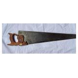 HENRY DISSTON D-12 HAND SAW - 26" BLADE