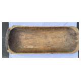 ANTIQUE COUNTRY KITCHEN WOODEN DOUGH BOWL