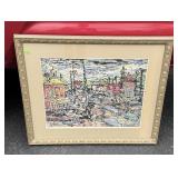 HELEN HALLETT GRONEMEYER WATER COLOR circa 1940