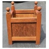 VINTAGE TEAK WOOD PLANTER BOX