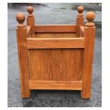 VINTAGE TEAK WOOD PLANTER BOX