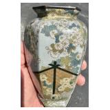 6 SIDED CLOISONNE ENAMEL VASE - SPECIAL