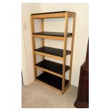 2 TONE UPRIGHT DISPLY STORAGE SHELF