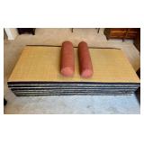 (6) JAPANESE TATAMI FLOOR MATS 1970