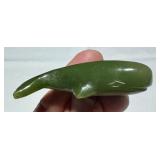 CARVED JADE WHALE