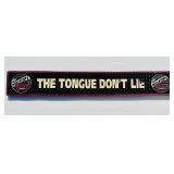 4 BAR RAIL ADVERTISING DRINK MAT  TONGUE DON