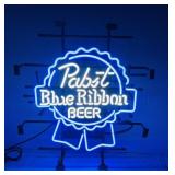 PABST BLUE RIBBON BEER NEON SIGN & BOX
