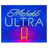 MICHELOB ULTRA BEER NEON SIGN & BOX